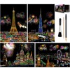 Rainbow Scratch Art Painting Paper (A4) for Adult & Kids,