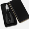 FOMIYES Ergonomic Nail Scissors Black Double Spring Nail Cutters Clipper