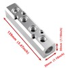 XMHF 4 Way Pneumatic Manifold Air Distribution Block, Compressed Air