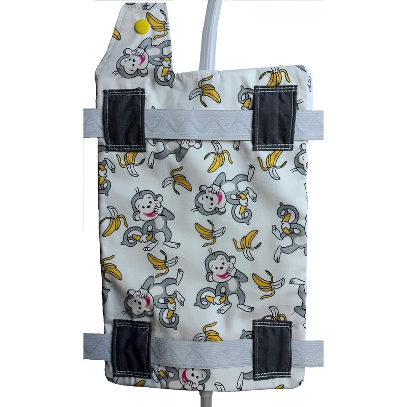 Catheter Leg Bag Holder. Cover. Grey. Laughing Monkeys