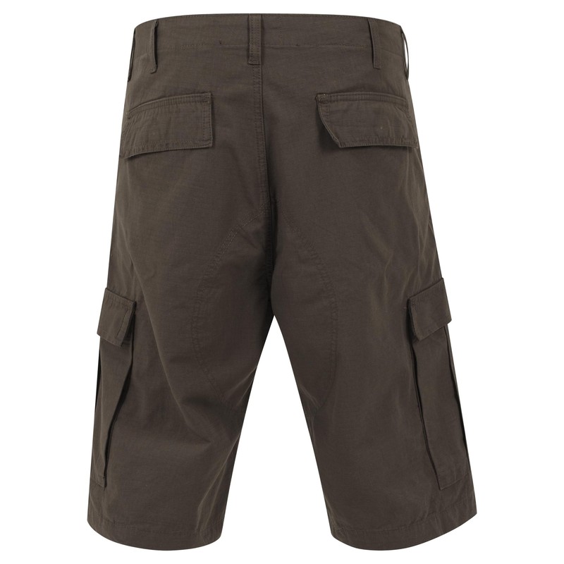 Urban Classics Men's Camouflage Cargo Short, Green - Grün (olive