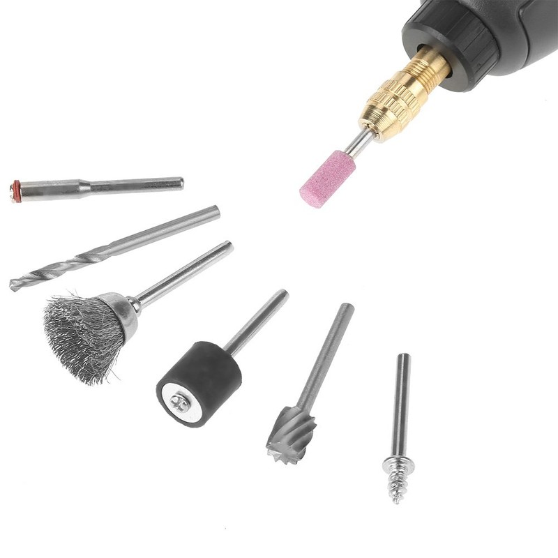 Kit de Herramientas Rotativas, 141PCS Mini Amoladora Eléctrica Rotativa Accesorios