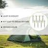 Tent Pegs, Pack of 8 Tent Pegs with Thread Screw