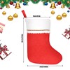 HBWHNIU 4 Christmas Stockings, Santa Stocking, Filling & Hanging, Christmas