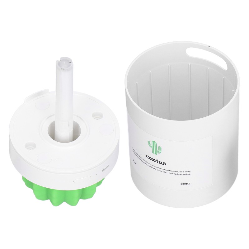 280ml Cactus Desktop Humidifier USB Power Supply Mute Nano Atomization