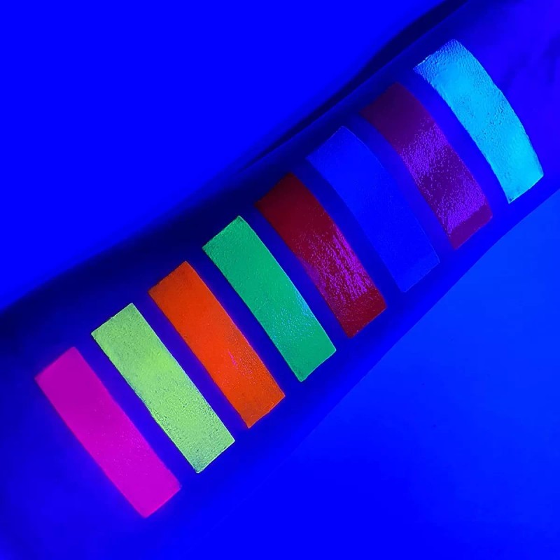 Uv Glow 8 Plumones Para Cuerpo Body Paint Stick Uv