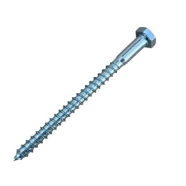 Sandbaggy 1/2" x 6" Galvanized Lag Bolts (Zinc Plated) – Hex Head Wood Screws - 1/2" x 6", 250
