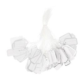 Gadpiparty 500pcs Blank Paper Price Tags with String for Jewelry and Clothing Display and Easy to Use for Retail Pricing Management