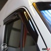 OMAC Window Visor Vent Rain Guard Deflector for Ford e-Transit
