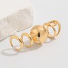 Chunky Rings for Women Silver Stacking Rings Gold Rings Set