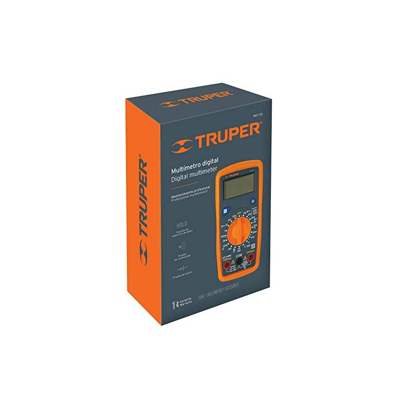 Truper MUT-33, Multímetro digital PASO-60, Pasta para soldar, base de