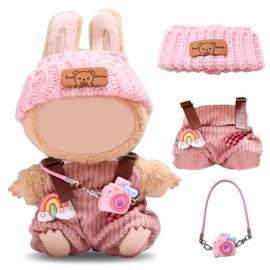 NHQZ Bekleidung für 17cm Plüsch, Kleidung Outfit nur Bekleidungs zubehör für Plush Pullover Hoodie Bekleidung DIY Kinder Geschenke