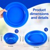 Hushee 2 Sets Spill Proof Scoop Plate and Bowl Non