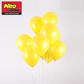 JHQS8TNL_52CK13cm Regular Yellow Round Balloons 100-Pack / JHQS8TNL52CK13cm 일반 옐로우 라운드 풍선 100개입