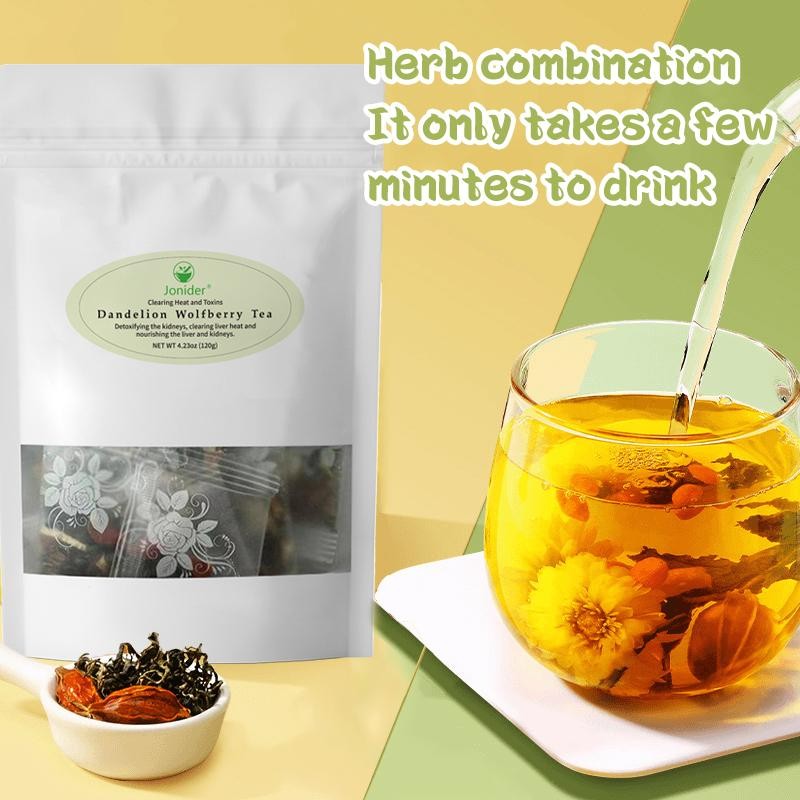 Jonider Dandelion Wolfberry Tea - Natural Blend of 6 Herbs