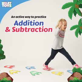 Dino Stomp Addition & Subtraction Flashcards – Math Games and Toys for Kids Ages 5-7