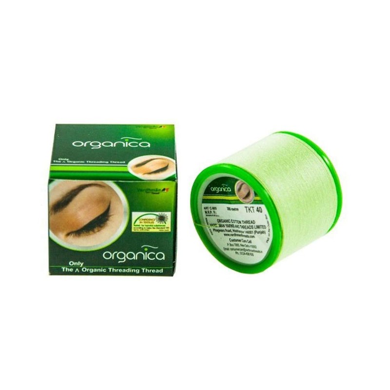 2 Spool x 300m Organica Organic Cotton Eyebrow Threading Thread