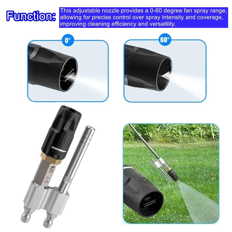 Shooter Tip M5 Twist Nozzle, Long Range Soap, M5 Twist
