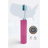 American Comb Toothbrush Holder - Pink, Made in USA, with