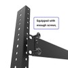 Jingchengmei 4U Steel Vertical Rack Rail Pair with Hardware (4U,