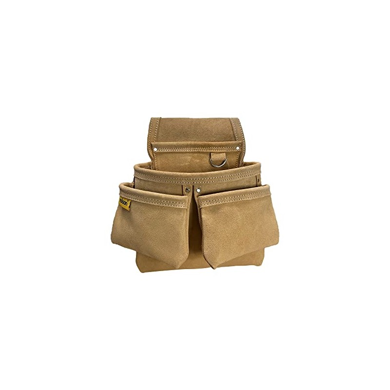 Rolson 68529 Single Leather Tool Organiser Pouch-Size Large, Brown