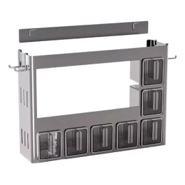 Estantes De Condimentos Colgantes Multifuncionales Enlapared Black