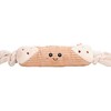 Puffy Crew Squeaky Dog Plush Toy, Bakery Bite_Stick Collection, 12",