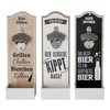 GILDE 1 x Wall Bottle Opener Metal Bottle Cap Collector