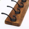 WEBI Coat Rack Wall Mounted,Wood Coat Hooks Wall Mounted,16’’ Hole