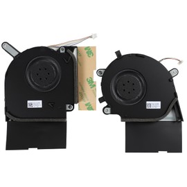 CPU+GPU Cooling Fan (5V) Replacement for Asus ROG Strix G531 G531GV G531GW G731 G731GW G731GV G512L G512LV G532LWS 5V 0.5A P/N: FMMR DFS5K12115491L FMMM DFS5K12304363L 13NR01I0P02111 13NR01I0P01012