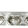 Matsunaga Manufacturing Silver Double Heart Top Plate 16 P