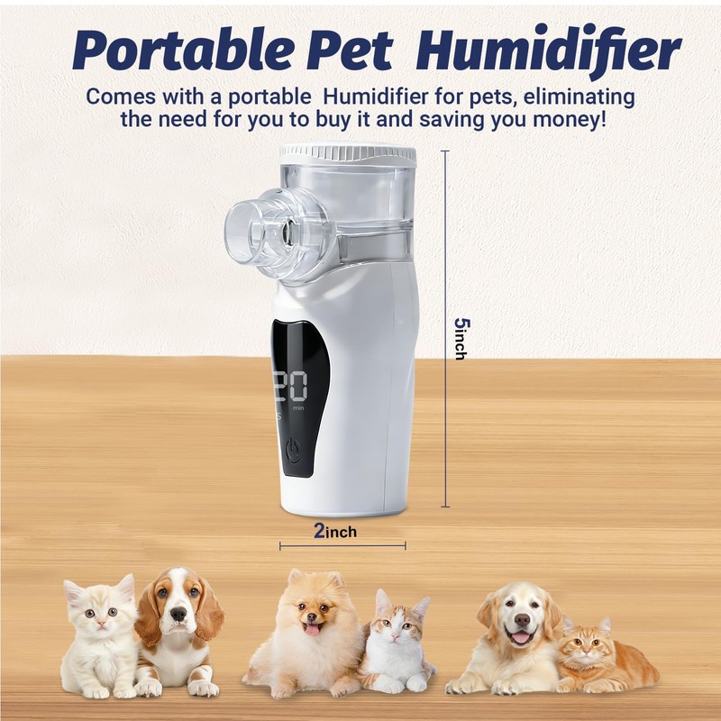REDDOUDOU Pet Oxygen Chamber, Pet Incubator, Small Animal Humidifier Box,