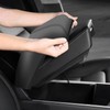 AOMSAZTO Armrest Covers for 2017-2020 Ford Fusion Black Leather