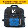 Kioqiear Double Roller 2 Ball Bowling Bag with Large Separate
