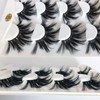 MIKIWI 25mm Lashes, Dramatic 6D Faux Mink Lashes, Fluffy Volume