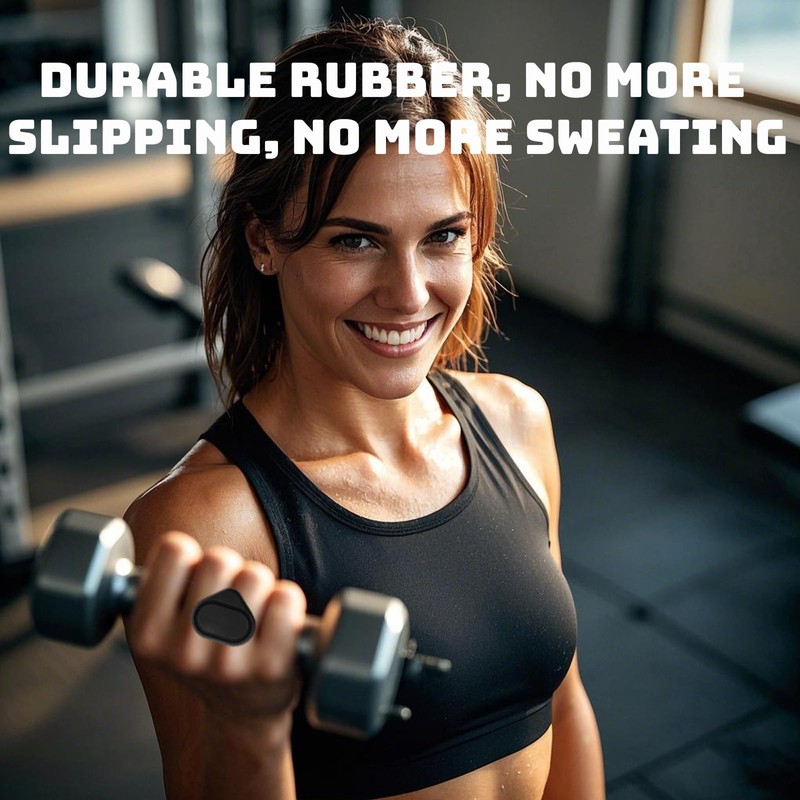 AurolaGlow Gym Training Grip - Anti-Slip Rubber Gym Hand Grips