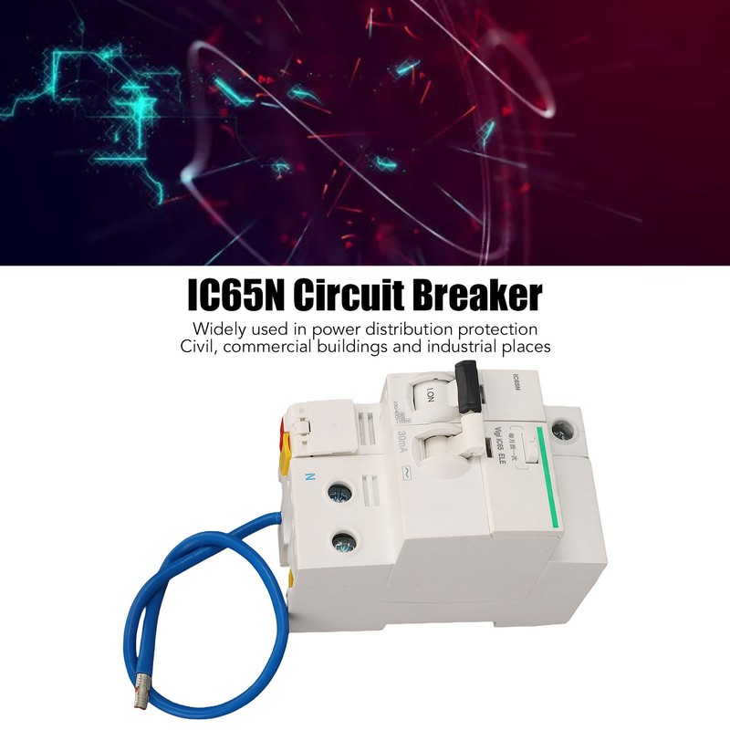 Circuit Breaker Air Switch With Leakage Protection Accessories 1P+N AC230V
