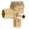 3-Way Brass Air Compressor Check Valve 20 x 14 x