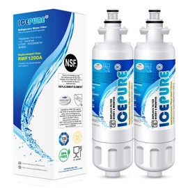 ICEPURE Refrigerator Water Filter, Compatible with LG LT700P, Kenmore 9690, ADQ36006101, ADQ36006102, 46-9690, LFXC24726S, LFXS24623S, LFXS30766S, RFC1200A, Pack of 2