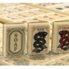 ,Mahjong Set with 160 Tiles,Turmeric Mahjong Tiles,Custom4-Layer American Mahjong Tiles,Acrylic