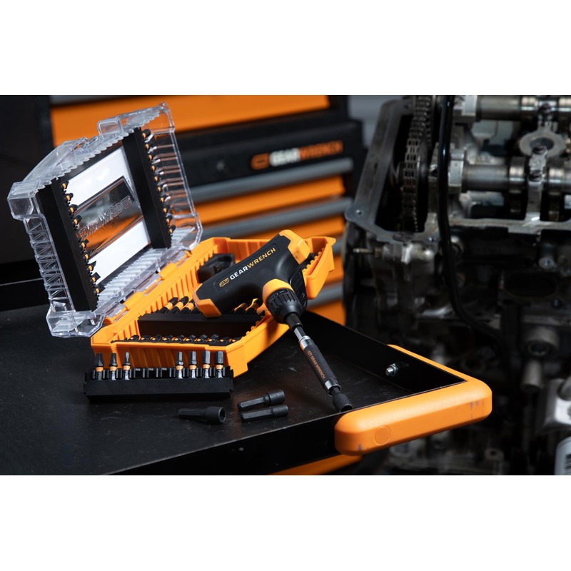 GEARWRENCH 51 Piece Micro Bit Set With Ratcheting T-Handle |