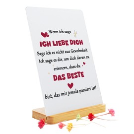 I Love You Gifts for Women Men Home Decoration Valentine's Day Partner Gifts Wedding Anniversary Gifts for Bride and Groom Anniversary Gift for Him and Her Dear Wife Couples Girlfriend