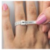 Ring Size Gauge with Guide & Size Chart for Women