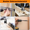 Drill Sets, 13 Pieces Hinge Drill Bit Set, Self-Centering Hole