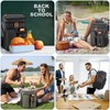 Insulated Cooler Backpack,Bagparkk 33 Cans Multifunctional Double Deck Leakproof Cooler
