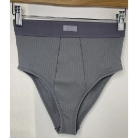 SKIMS Cotton Rib Briefs Color Pacific Size S Sold Out NWT