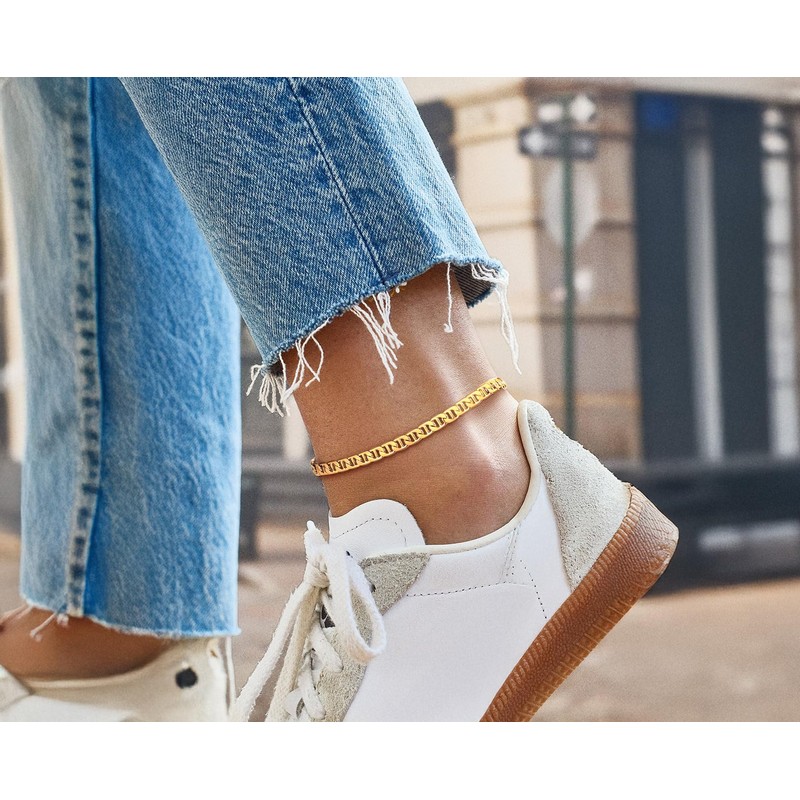 Bestyle Anklet, Women's, Men's, Stainless Steel, Chain, Hypoallergenic, Leave on,