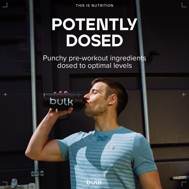 Bulk Pre Workout Advanced, Apple and Lime, 1 kg, Packaging