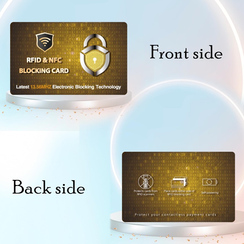 SaiTech IT 5 PK RFID Blocking Cards Protect Your Entire