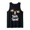 Sloth squad Cute sloth matching apparel for women and kids